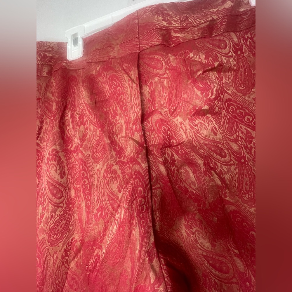 Evan Picone Red Wide Leg Pants / Plus Size XL - Picture 5 of 9